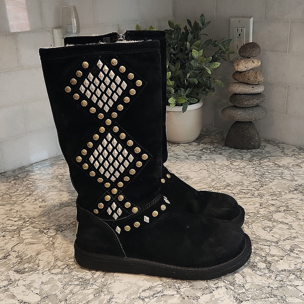 UGG Embelished Sheepskin Boots 7